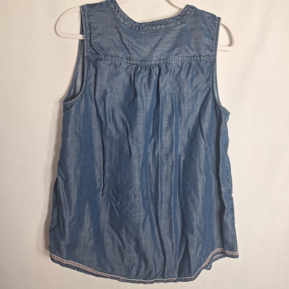 J. Jill Blue Embroidered Blouse - Picture 6 of 11